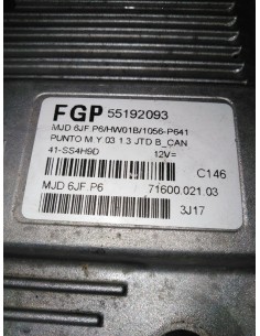 CENTRALINA MOTORE ECU FIAT... 2