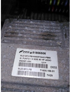 CENTRALINA MOTORE ECU FIAT... 2