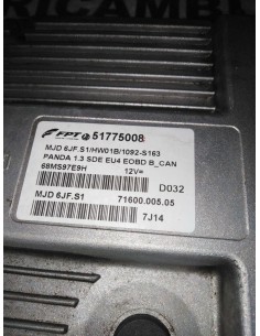 CENTRALINA MOTORE ECU FIAT... 2
